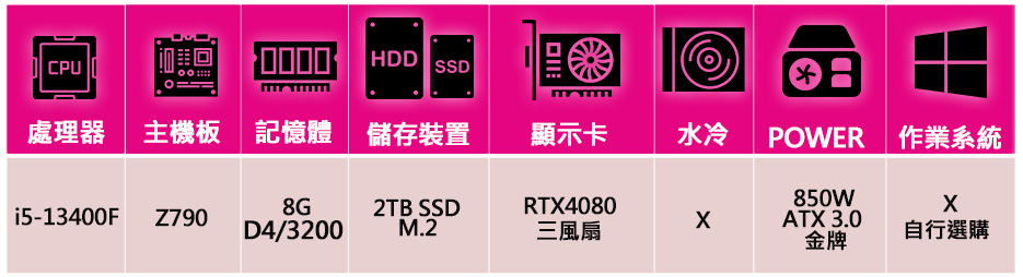 微星平台 i5十核Geforce RTX4080{無畏戰士隊