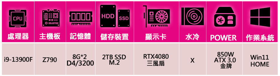 微星平台 i9二四核Geforce RTX4080 Win1