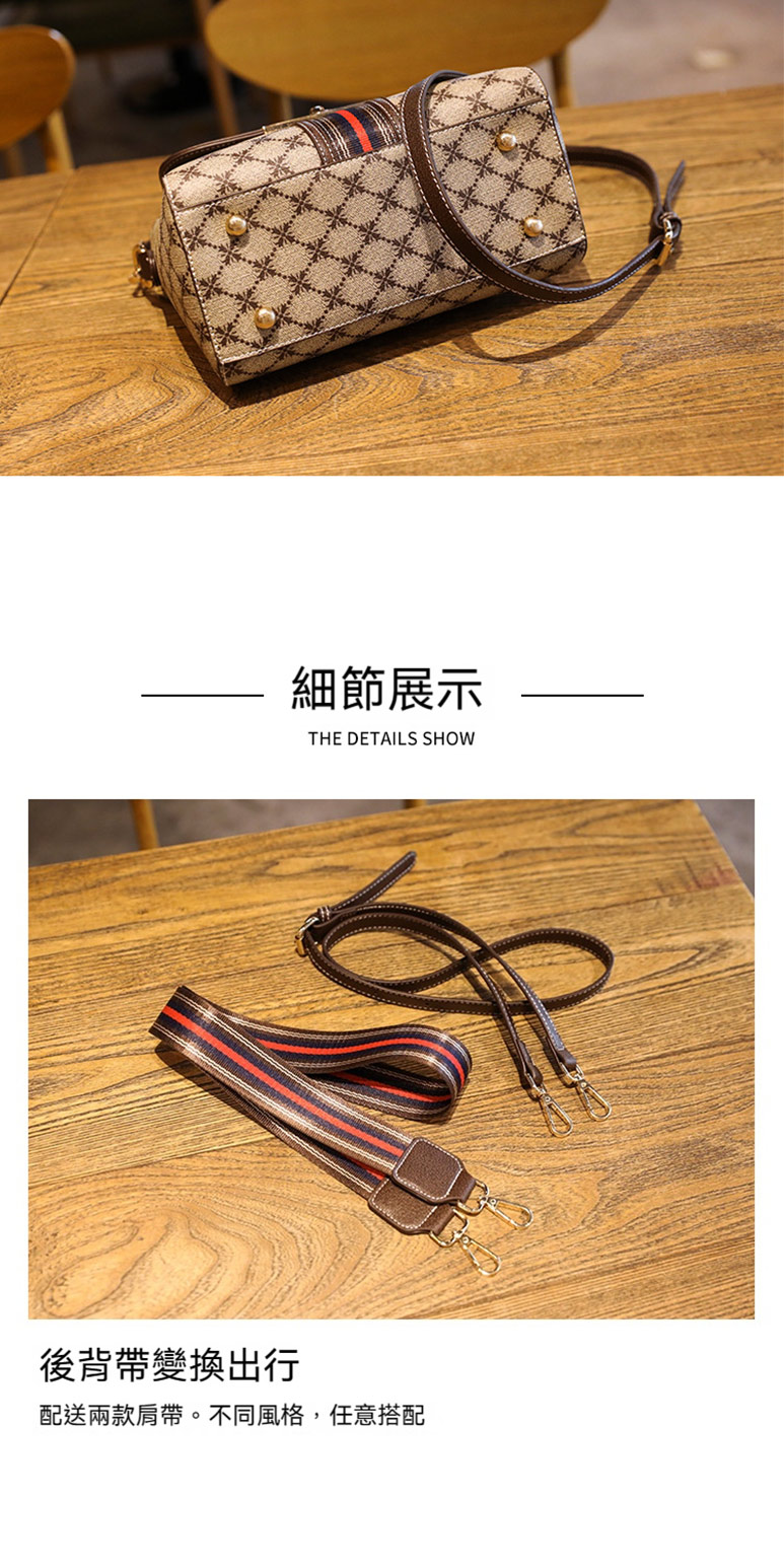 細節展示 後背帶變換出行 配送兩款肩帶。不同風格,任意搭配 