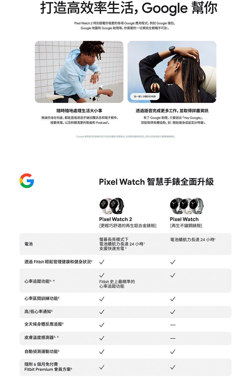 1Google 應用程式和服務目前只在部分國家地區推出,而且僅支援某些语言。另外也可能須支付數據傳輸費用。