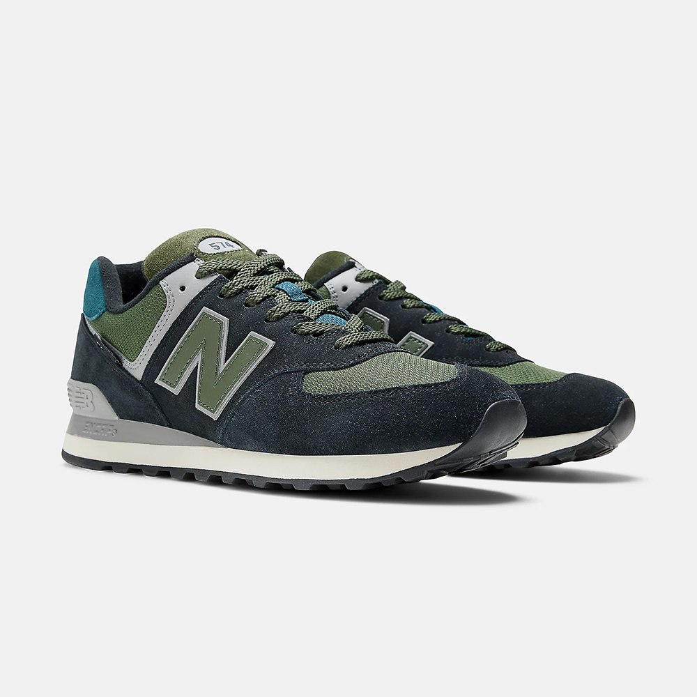 NEW BALANCE 574 男鞋 女鞋 黑綠色 復古 休