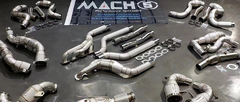 Mach5 BMW E84 X1 高流量帶三元催化排氣管(2