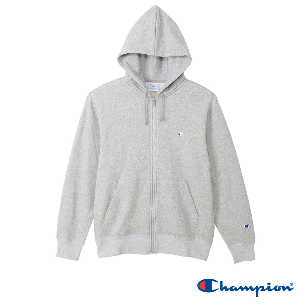 Champion 官方直營-經典款LOGO連帽外套-男(灰色