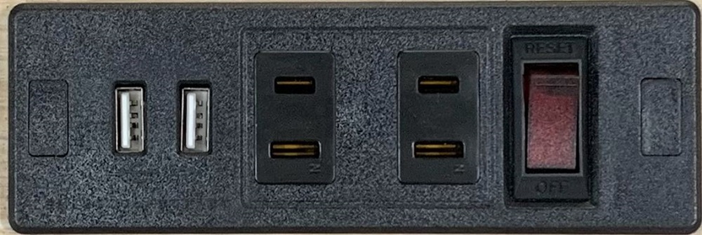 MUNA 家居 司曼特5尺鐵架書桌/附USB插座(桌子 收納