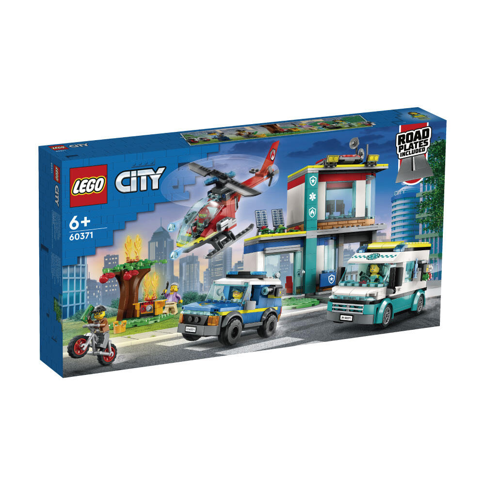 LEGO 樂高 緊急救援交通工具總部 60371好評推薦