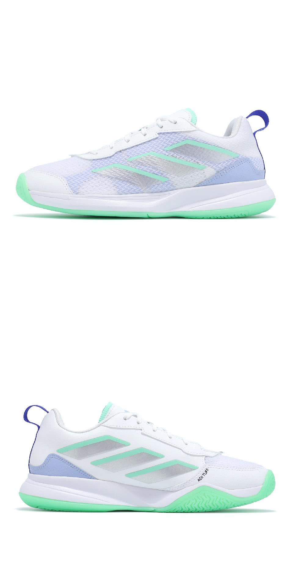 adidas 愛迪達 網球鞋 AvaFlash 藍 白 蒂芬