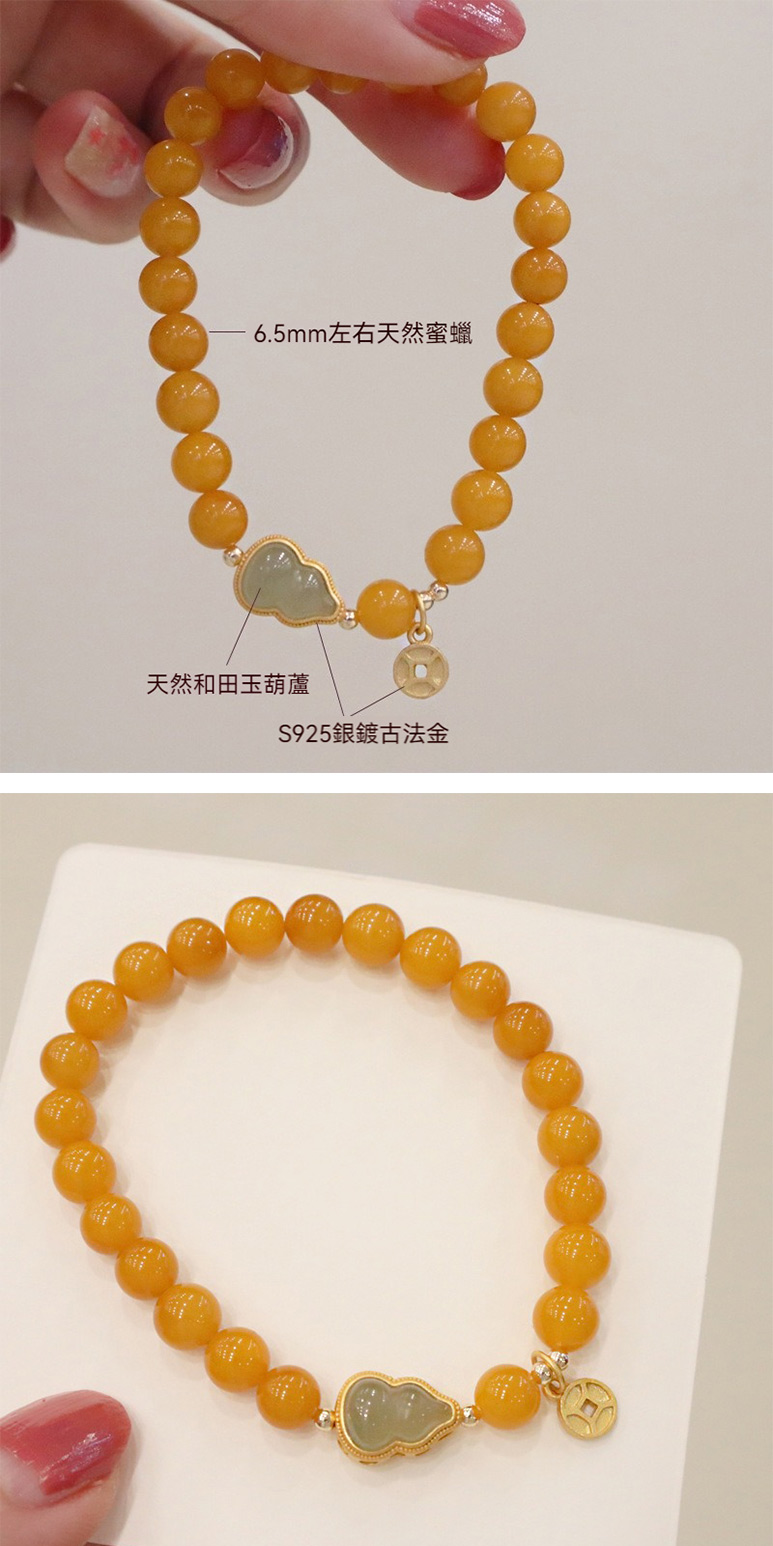 6.5mmå·¦å³å¤©ç¶èè  å¤©ç¶åç°çè«è S925ééå¤æ³é 