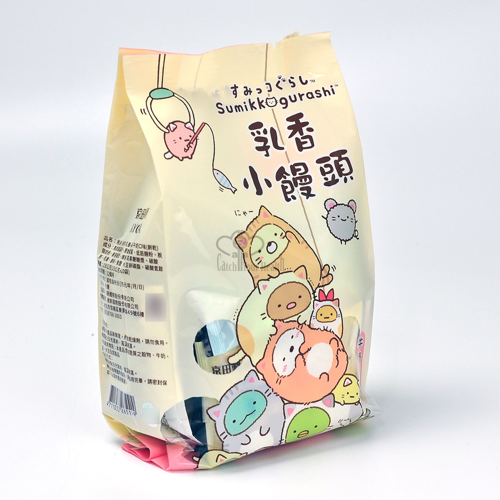 京田製菓 角落小夥伴乳香小饅頭X3袋(150g/袋 牛奶口味