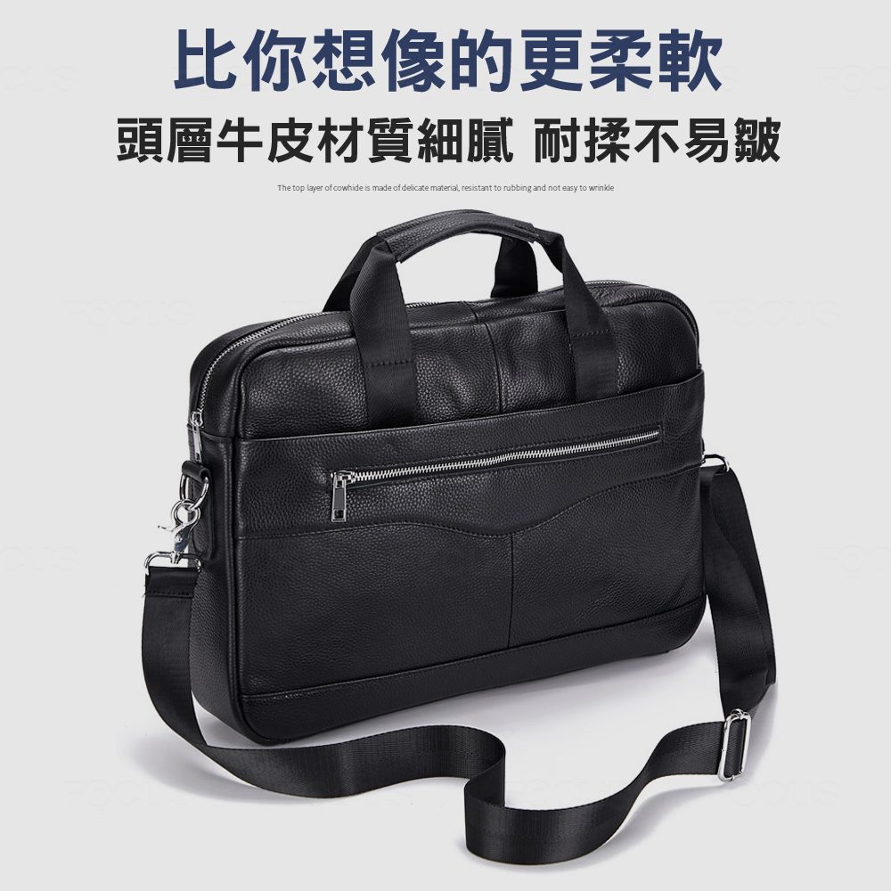 比你想像的更柔軟 頭層牛皮材質細膩 耐揉不易皺 