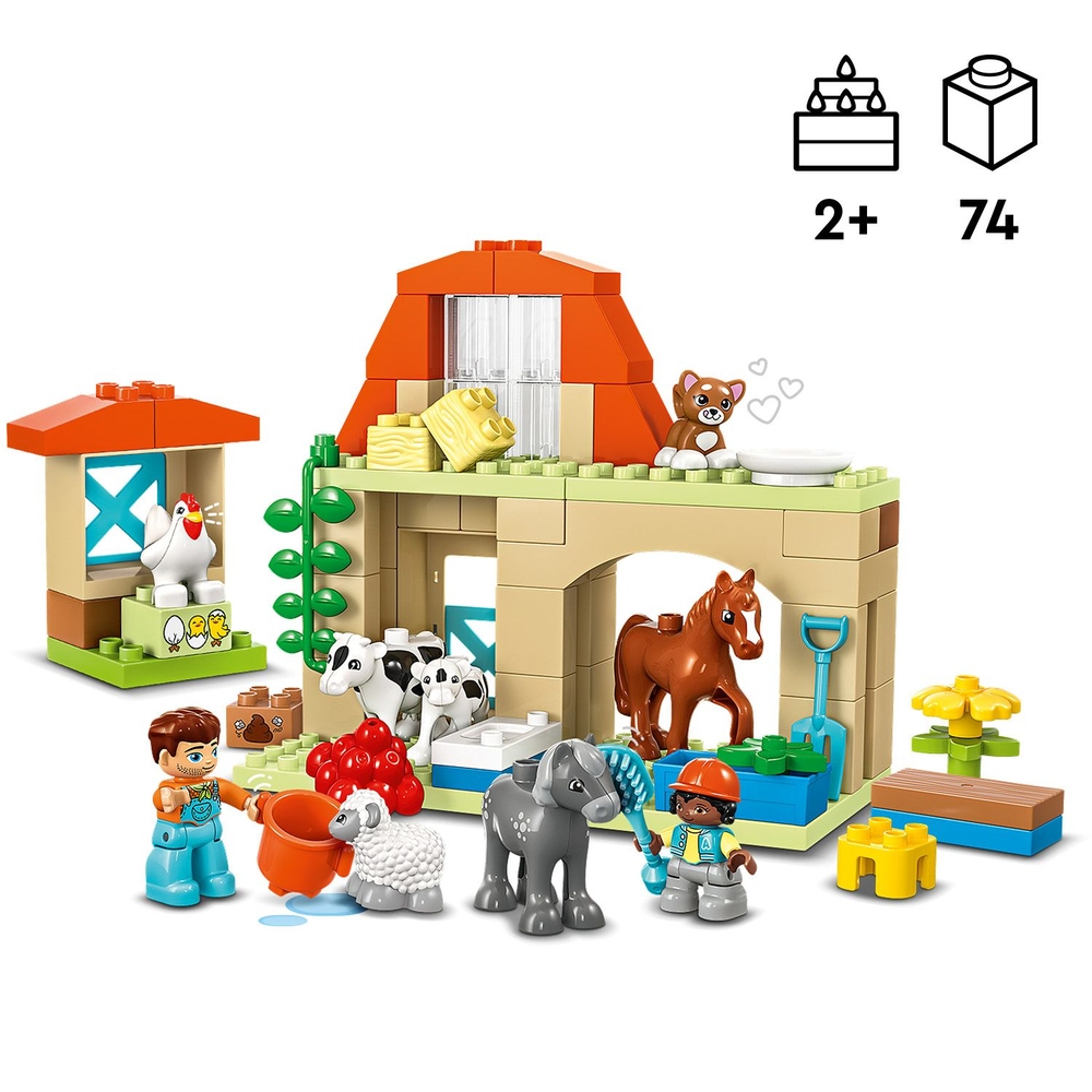 LEGO 樂高 得寶系列 10416 照顧農場動物(農場玩具