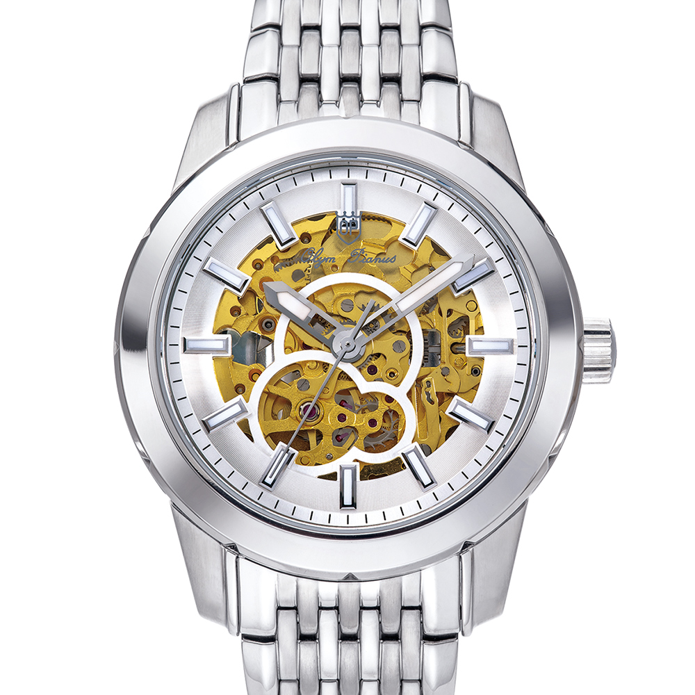 Olym Pianus 奧柏 簡約時尚鏤空機械腕錶(993-