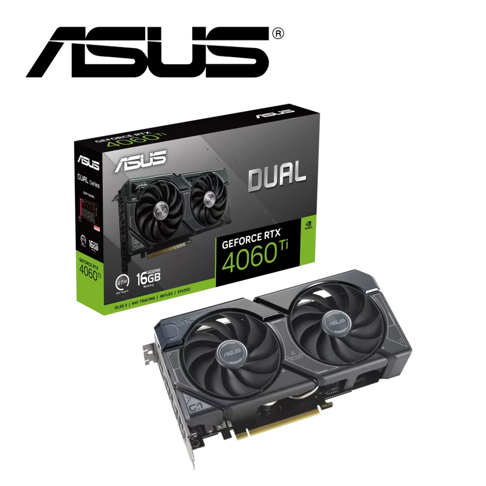 ASUS 華碩 DUAL-RTX4060TI-16G 顯示卡