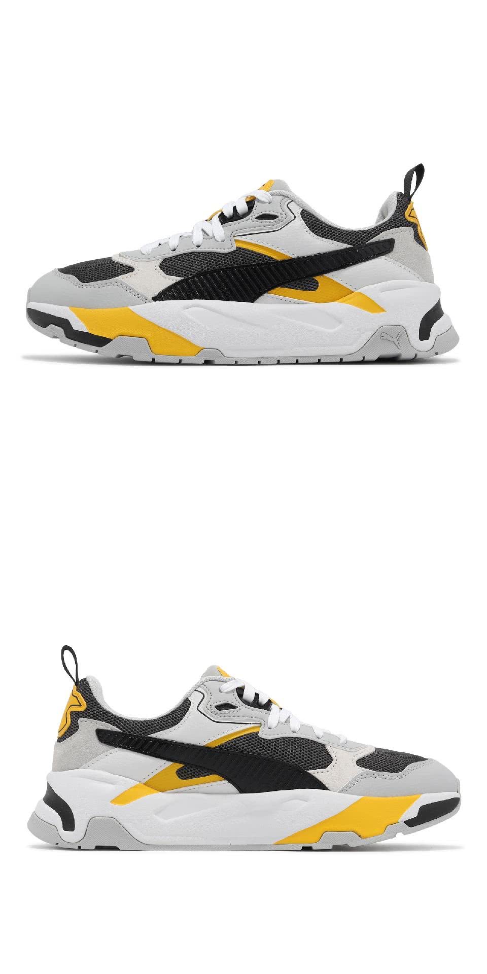 PUMA 休閒鞋 Trinity 男鞋 灰 黑 黃 拼接 緩 PUMA 休閒鞋 Trinity 男鞋 灰 黑 黃 拼接 緩