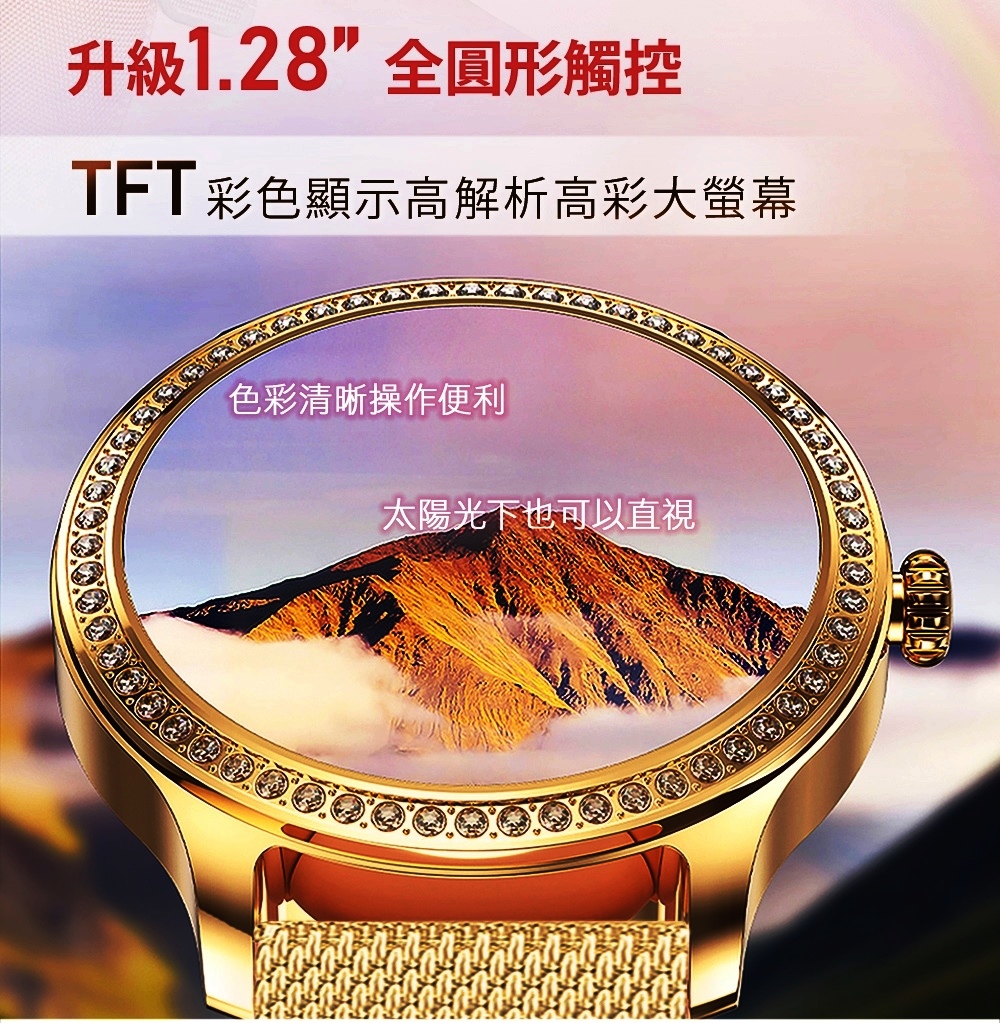 åç´1.28å¨åå½¢è§¸æ§ TFT å½©è²é¡¯ç¤ºé«è§£æé«å½©å¤§è¢å¹ è²å½©æ¸æ°æä½ä¾¿å© å¤ªé½åä¸ä¹å¯ä»¥ç´è¦ 