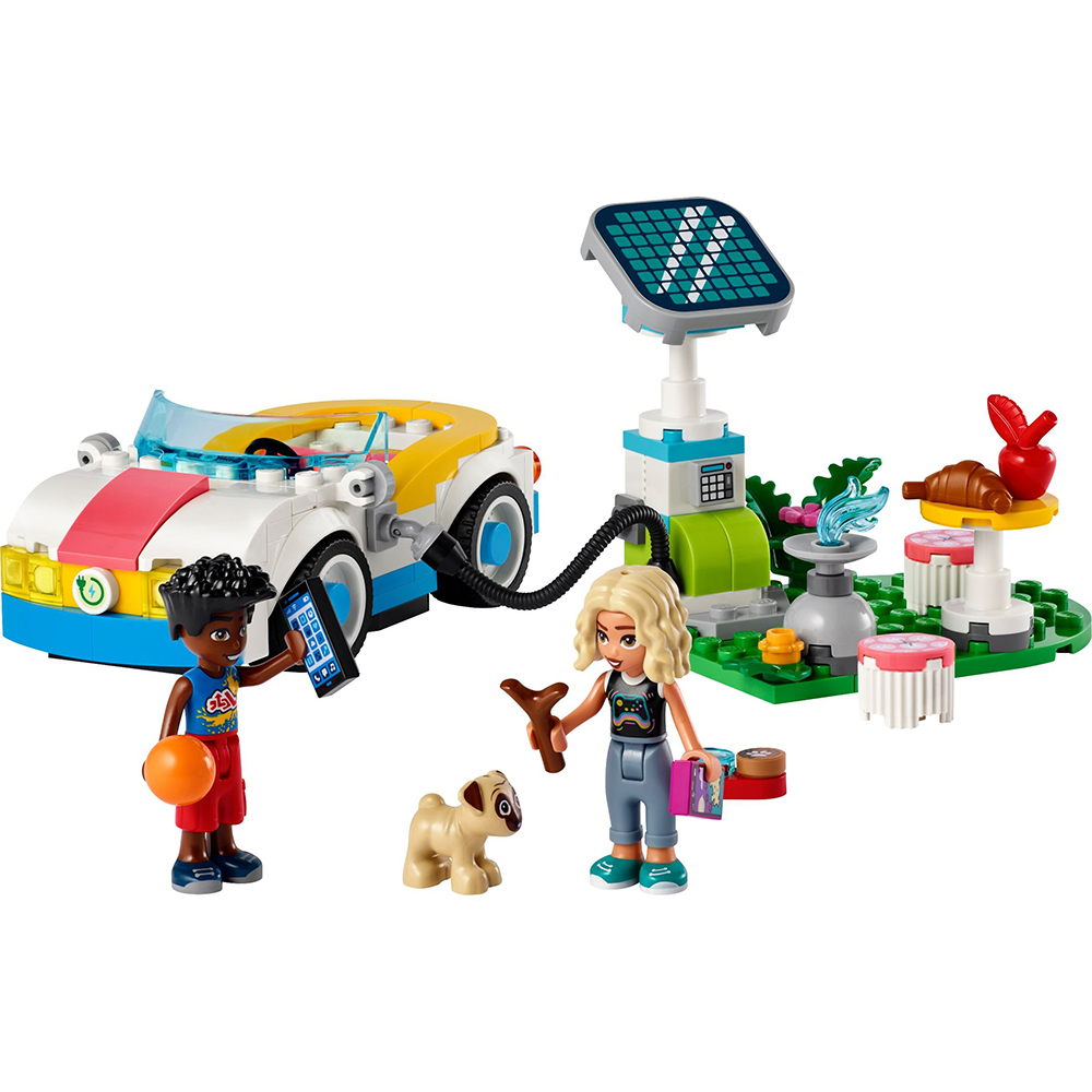 LEGO 樂高 LT42609 姊妹淘系列 - 電動汽車和充