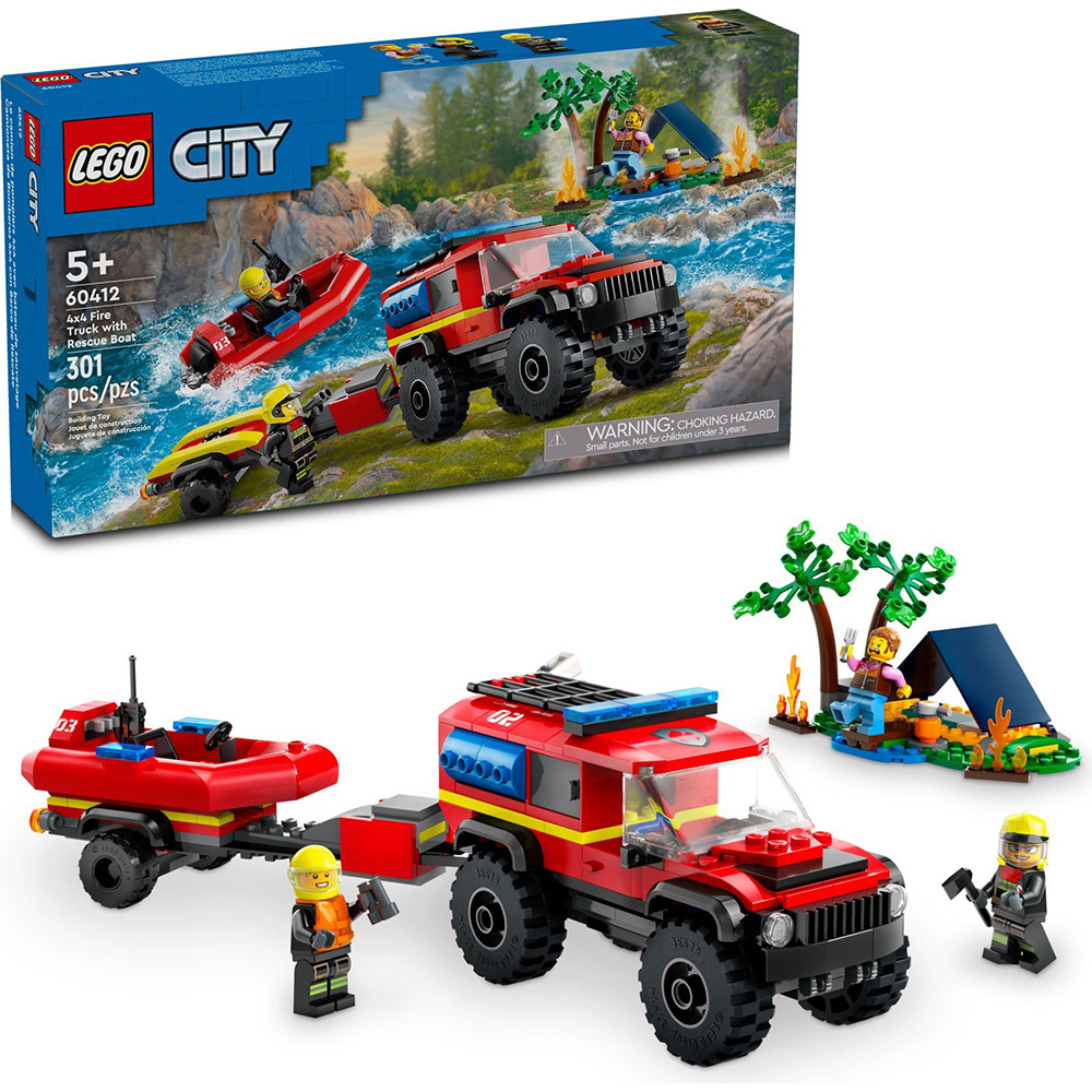 LEGO 樂高 LT60412 城市系列 - 四輪驅動消防車