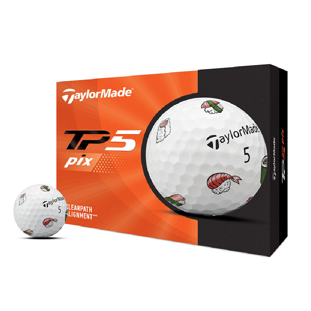 TaylorMade 限量版泰樂梅壽司高爾夫球一打(TP5 