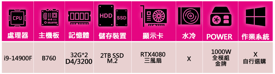 微星平台 i9二四核Geforce RTX4080{心平氣和