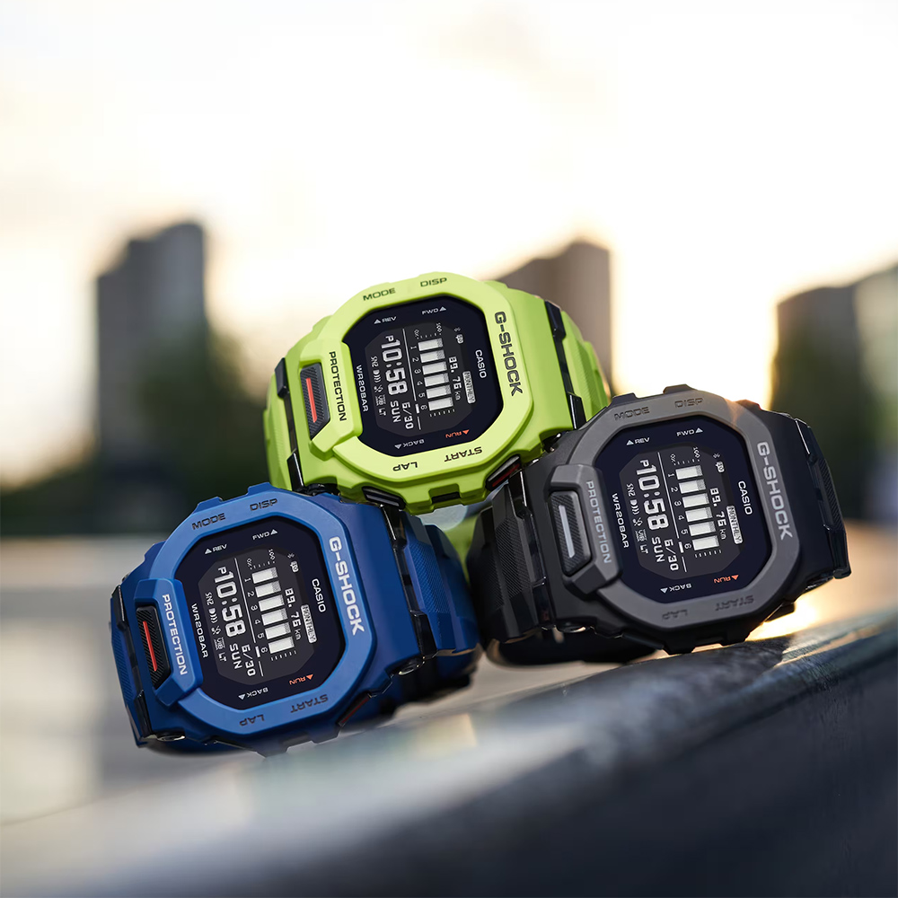 CASIO 卡西歐 G-SHOCK 纖薄運動系藍芽計時手錶 