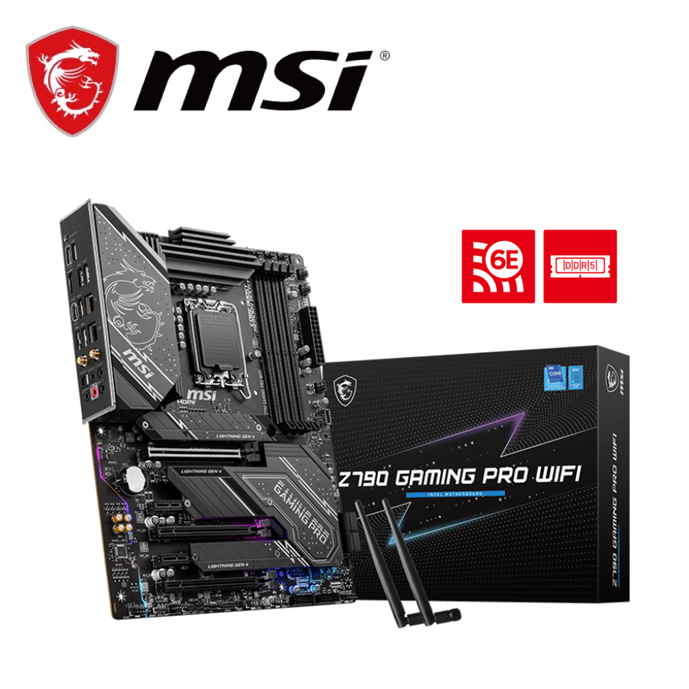 MSI 微星 Z790 GAMING PRO WIFI 主機