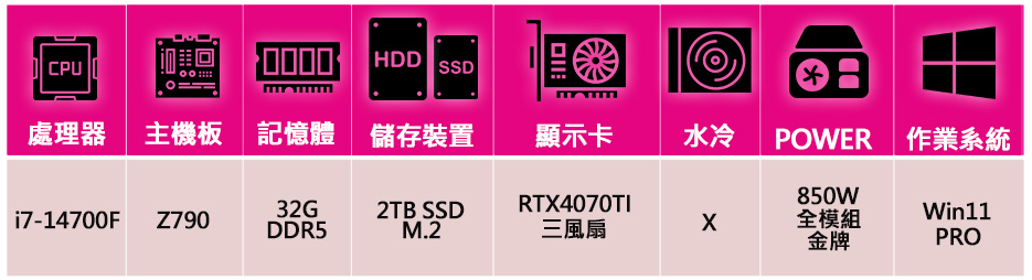 微星平台 i7二十核Geforce RTX4070TI Wi
