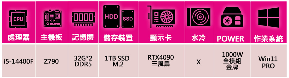 微星平台 i5十核Geforce RTX4090 WiN11