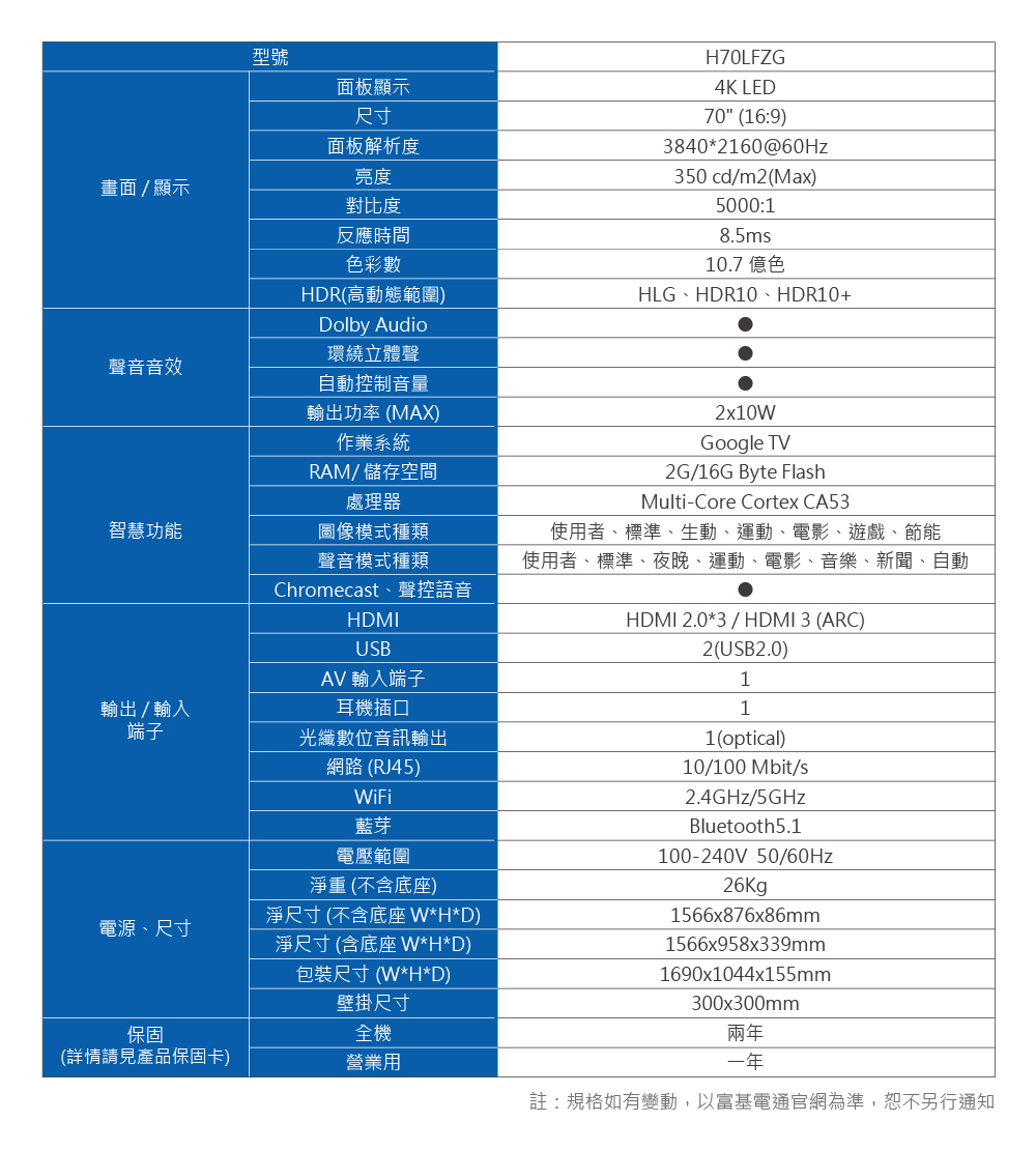 Hikers惠科 H70LFZG - 詳情18