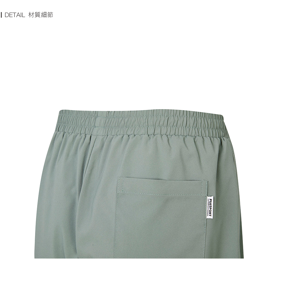 FILA官方直營 中性吸濕排汗平織短褲-綠色(1SHY-14