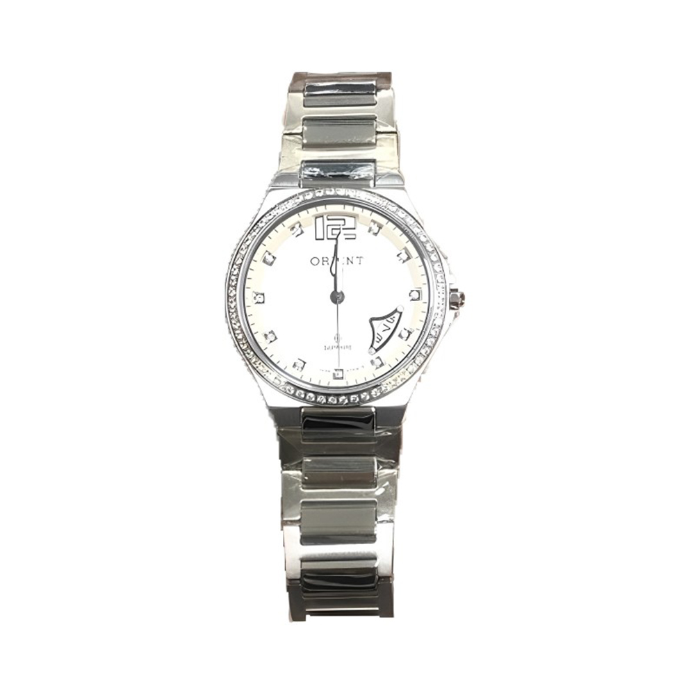 ORIENT 東方錶 官方授權T2 白鑽面時尚 石英男腕錶-