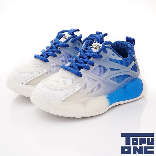 童鞋520 TOPUONE-厚底潮流運動童鞋(623913藍