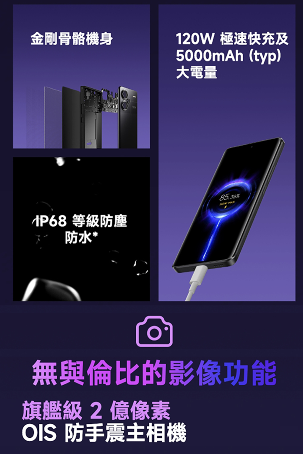 官方旗艦館 小米 Redmi Note 13 Pro+ 5G