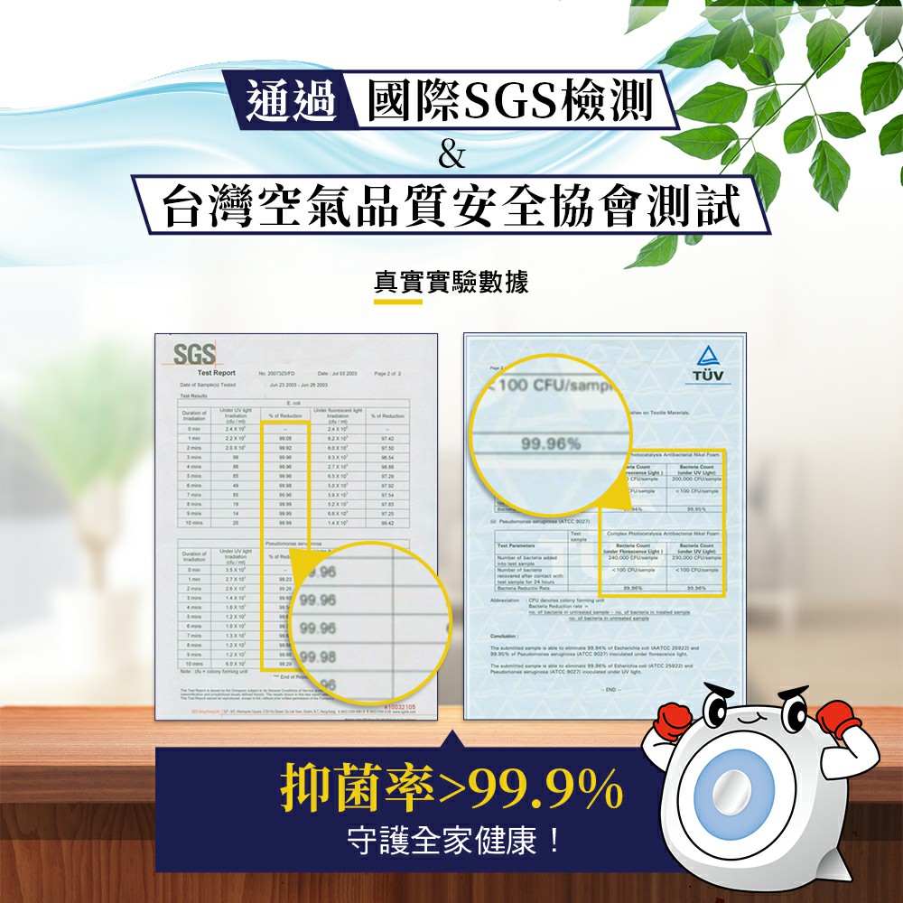 台灣空氣品質安全協會測試