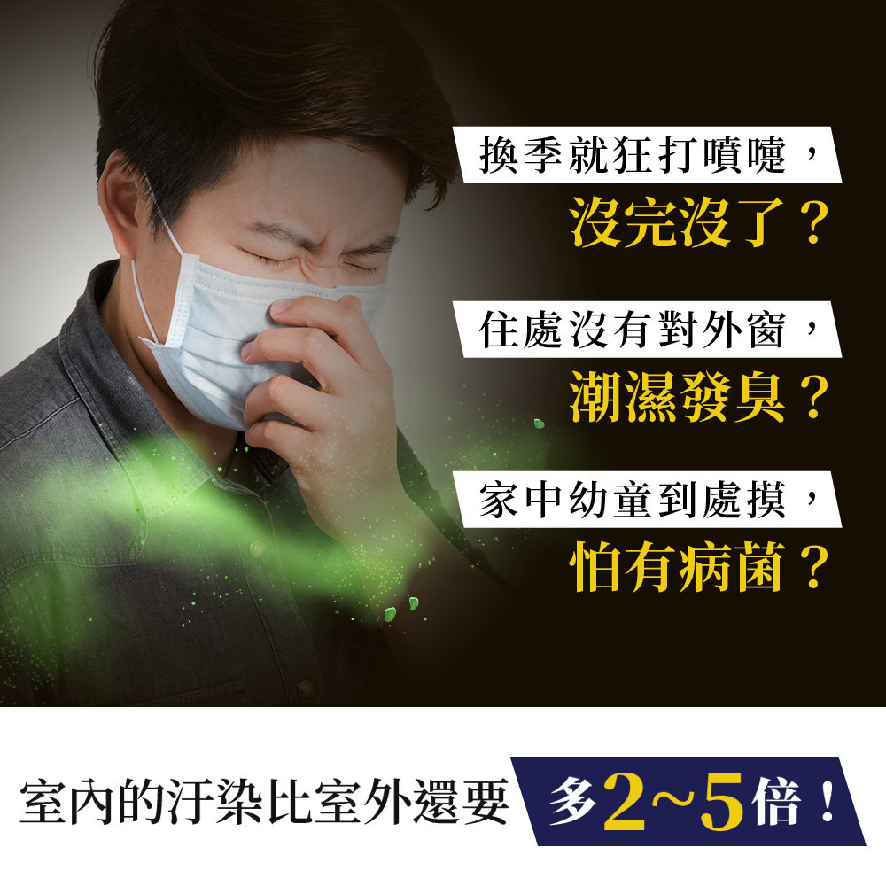 室內的汙染比室外還要多25倍