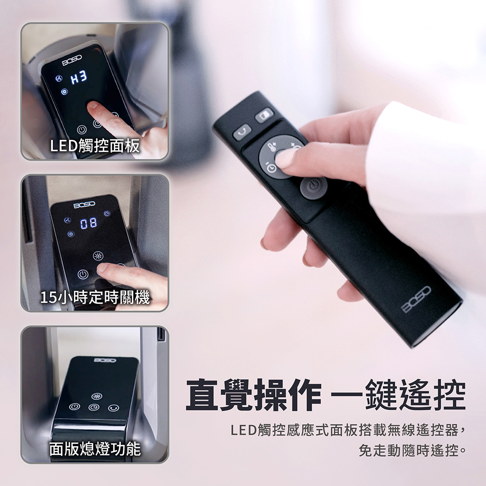 LED觸控感應式面板搭載無線遙控器,