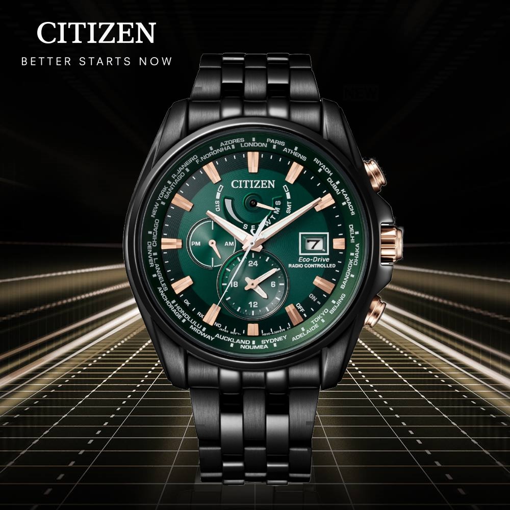 CITIZEN 星辰 GENTS系列 光動能 電波計時腕錶 