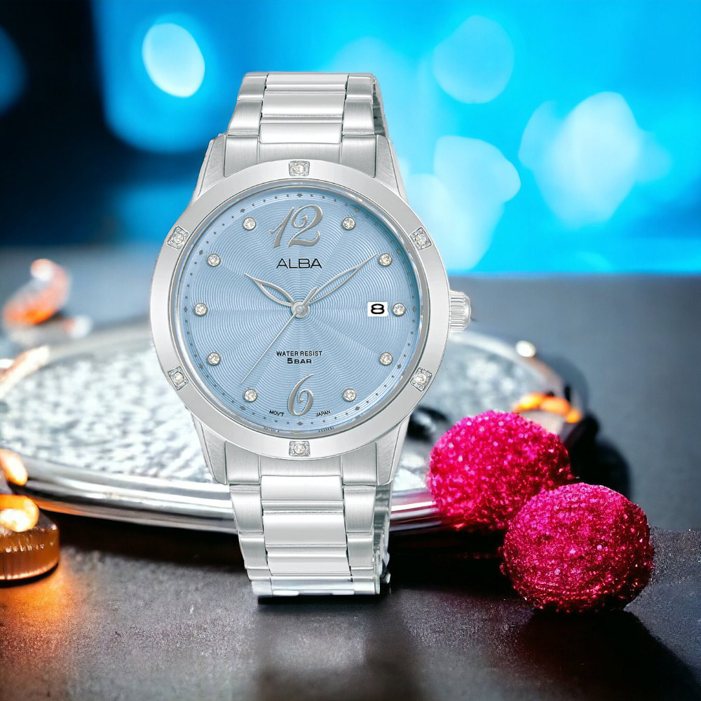 ALBA 雅柏 Fashion系列 藍色 時尚腕錶-36mm