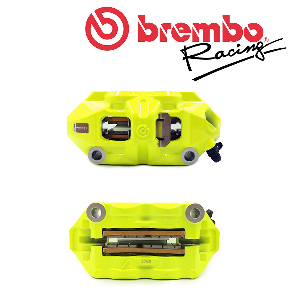 BREMBO M4 高性能鑄造一體對向四活塞輻射卡鉗(109