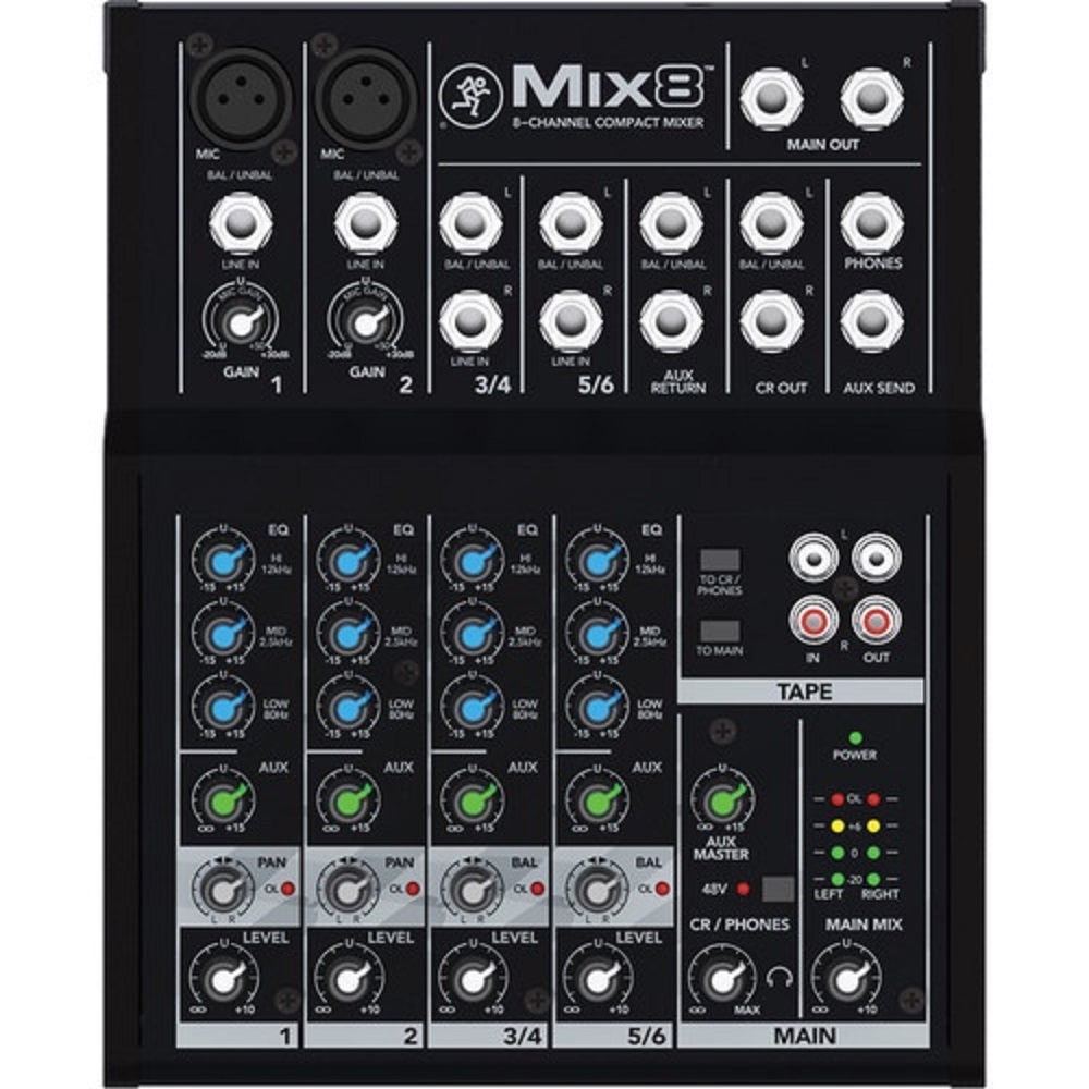 Mackie MIX8(8軌 混音器)好評推薦