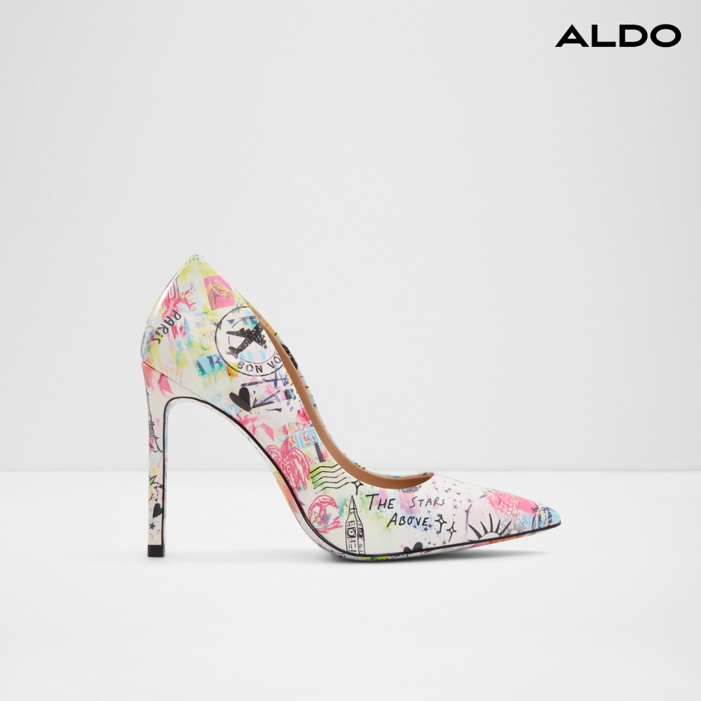 ALDO STESSY2.0-百搭尖頭細跟高跟鞋-女鞋(花紋