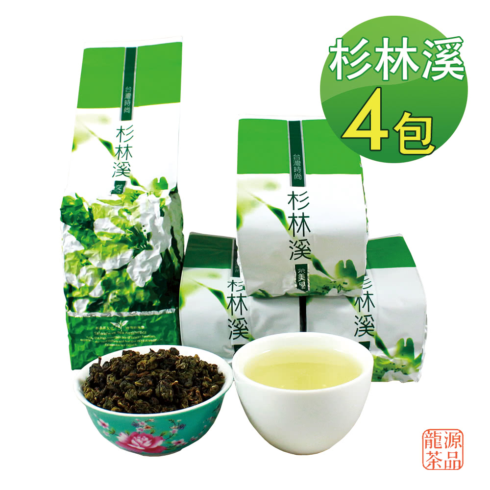 龍源茶品 杉林溪嚴選金芽高山烏龍茶葉150gx4包(共1斤;