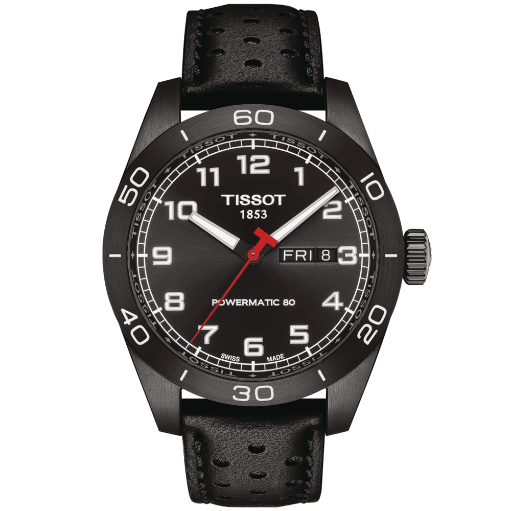 TISSOT 天梭 PRS 516 時尚賽車機械腕錶(T13