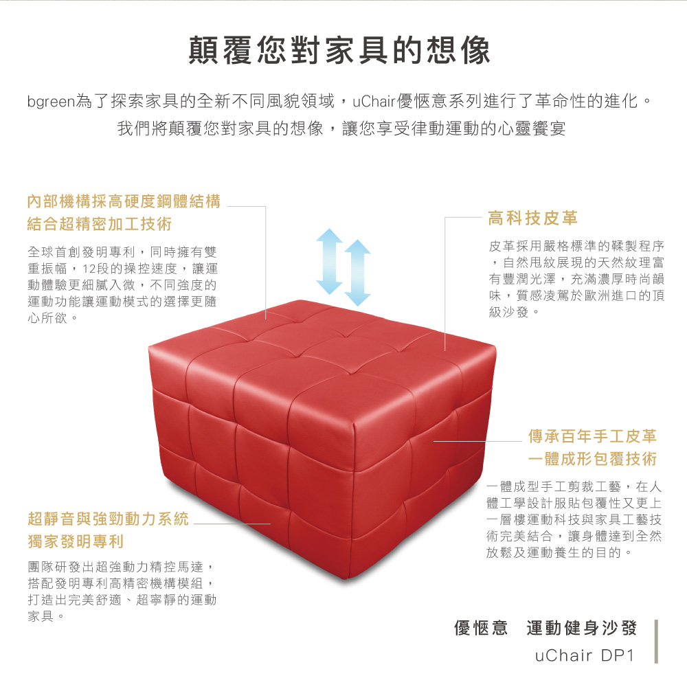 bgreen為了探索家具的全新不同風貌領域,uChair優愜意系列進行了革命性的進化。