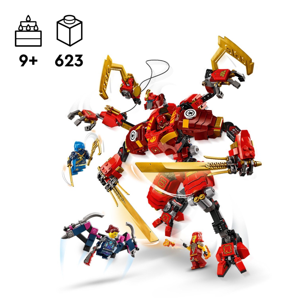 LEGO 樂高 旋風忍者系列 71812 赤地的忍者攀爬機械