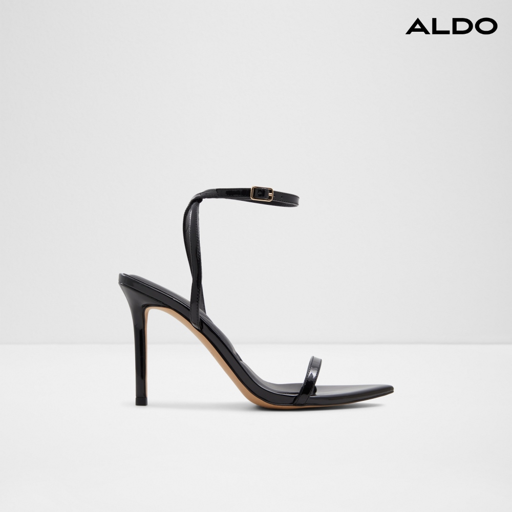 ALDO TULIPA-時尚完美繞踝細跟高跟涼鞋-女鞋(黑色