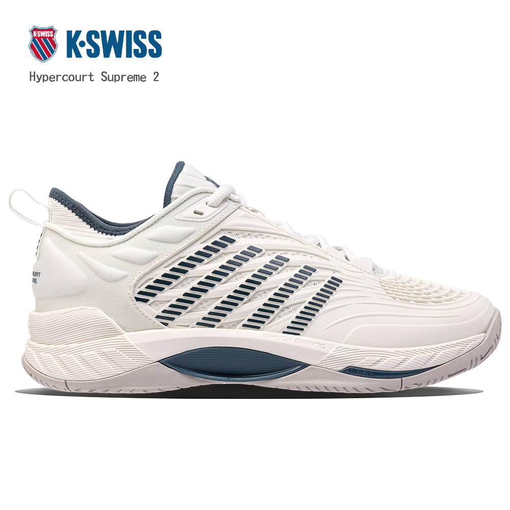 K-SWISS 進階網球鞋 男鞋 白藍 Hypercourt