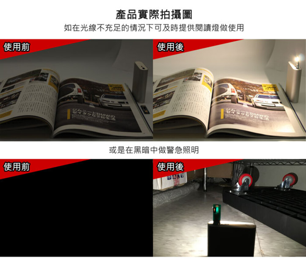 如在光線充足的情況下可及時提供閱讀燈做使用