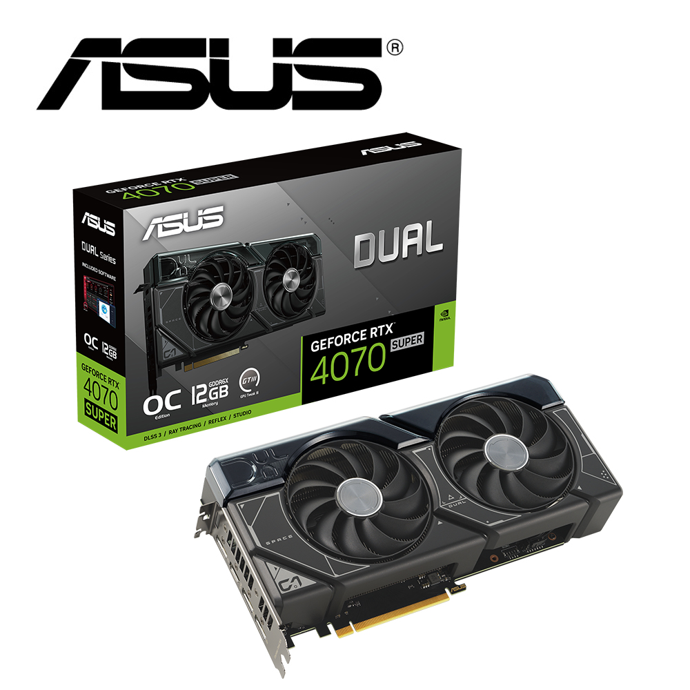 ASUS 華碩 DUAL-RTX4070S-O12G 顯示卡