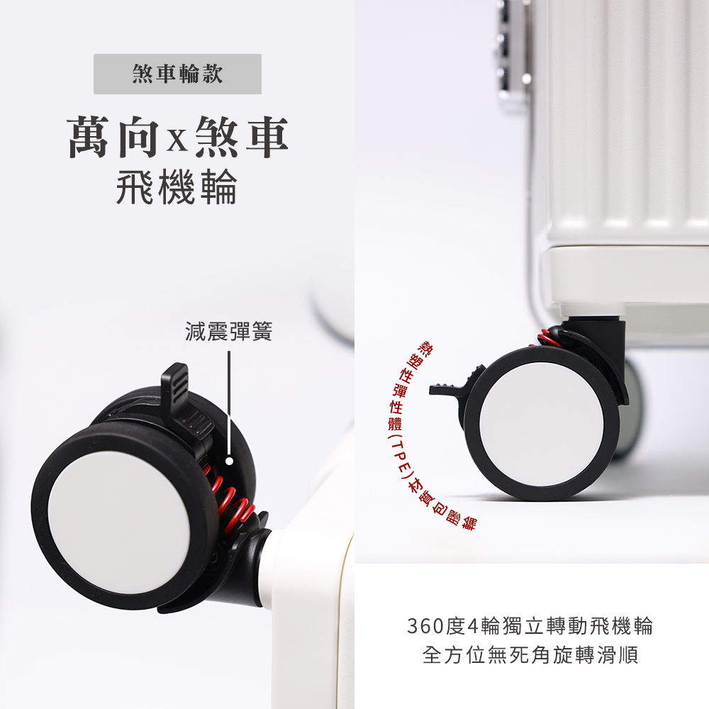 360度4輪獨立轉動飛機輪
