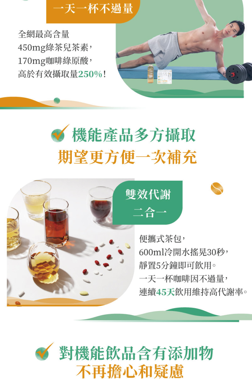 600ml冷開水搖晃30秒,