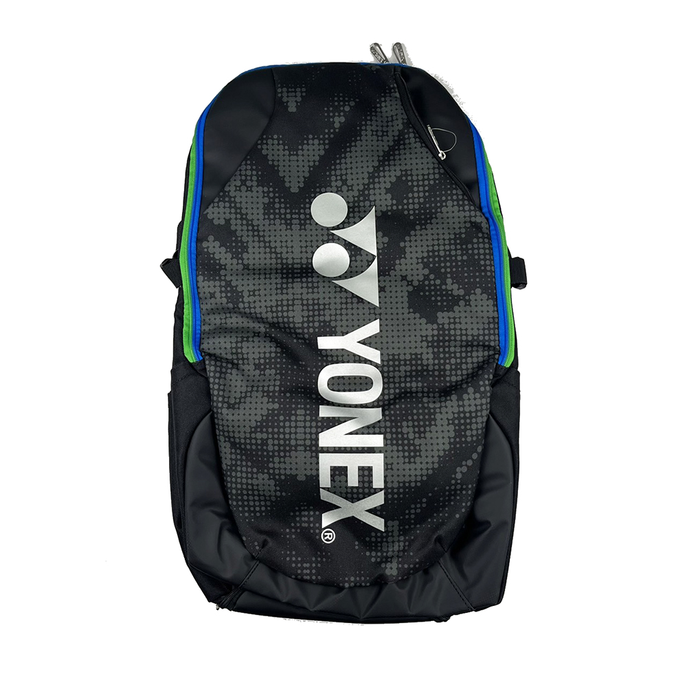 YONEX 後背包羽拍袋32x60x25cm黑X銀標(BAG